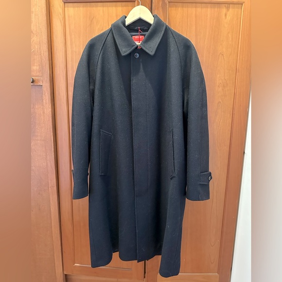 Men's Paynter Batch 19 Navy Tweed Overcoat near mint condition